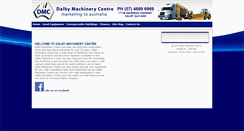 Desktop Screenshot of dmcmachinery.com.au