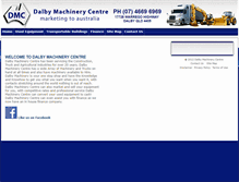 Tablet Screenshot of dmcmachinery.com.au